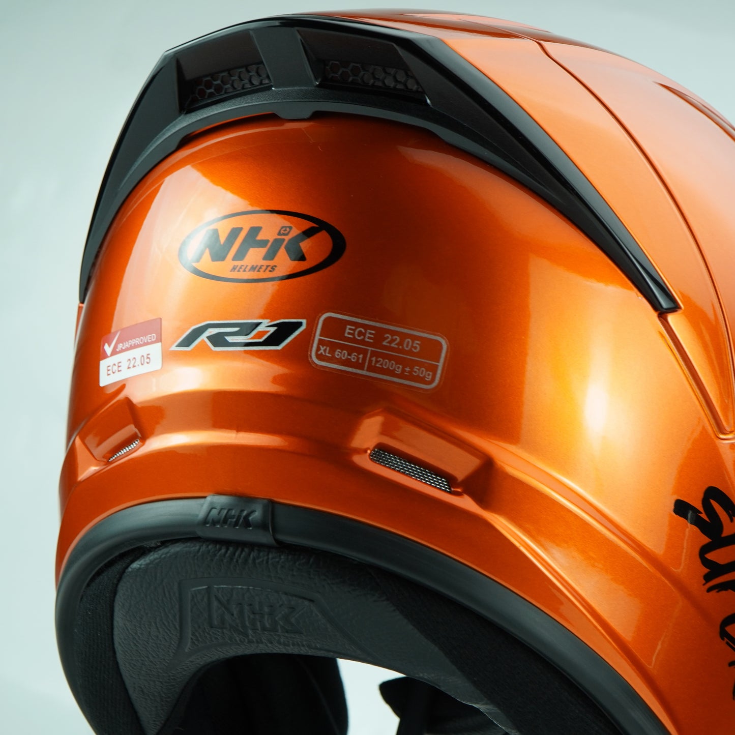 NHK Helmet R1S Solid (BM Orange)