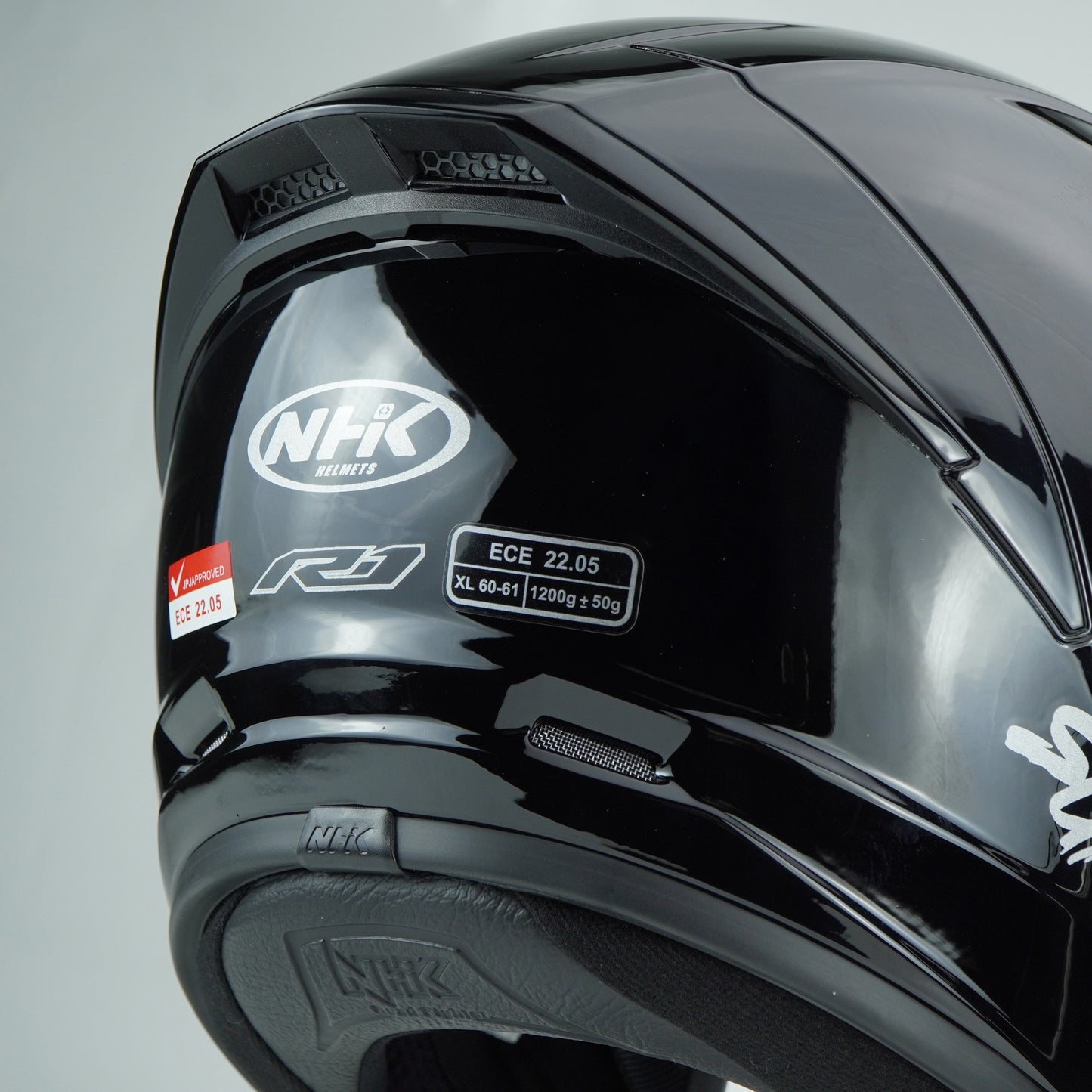 NHK Helmet R1S Solid (Black Denim Mett)