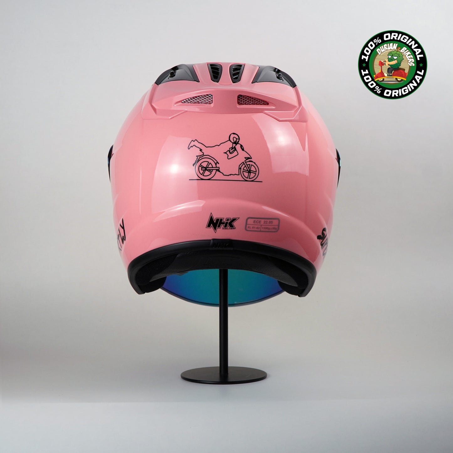 NHK Helmet X SUPERFLY R6 v2 Solid (Nardo Pink Glossy)
