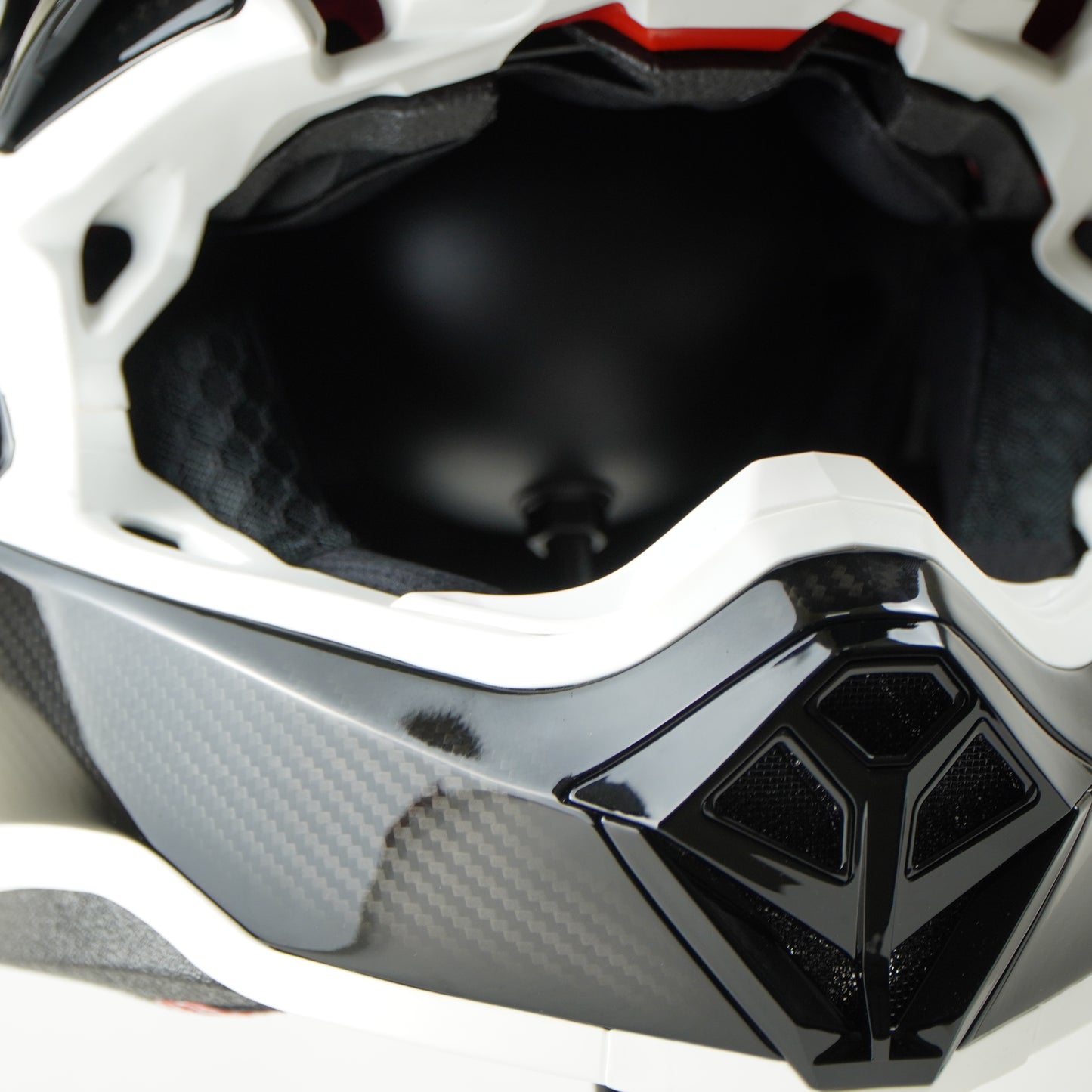 Bell Helmet Moto-10 Spherical (Carbon Gloss Black/White)