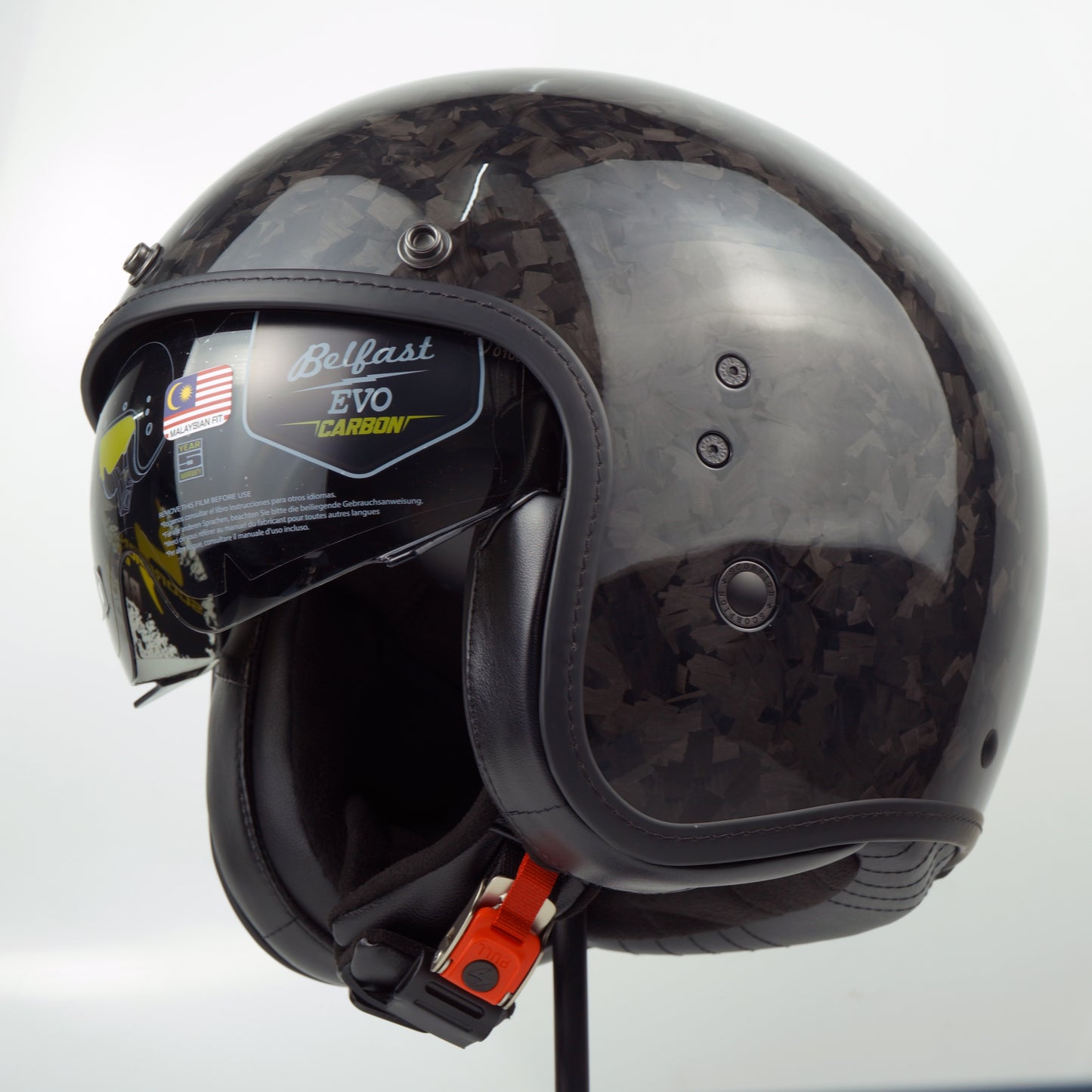 Scorpion Helmet Belfast Evo Onyx Carbon (Solid Black)