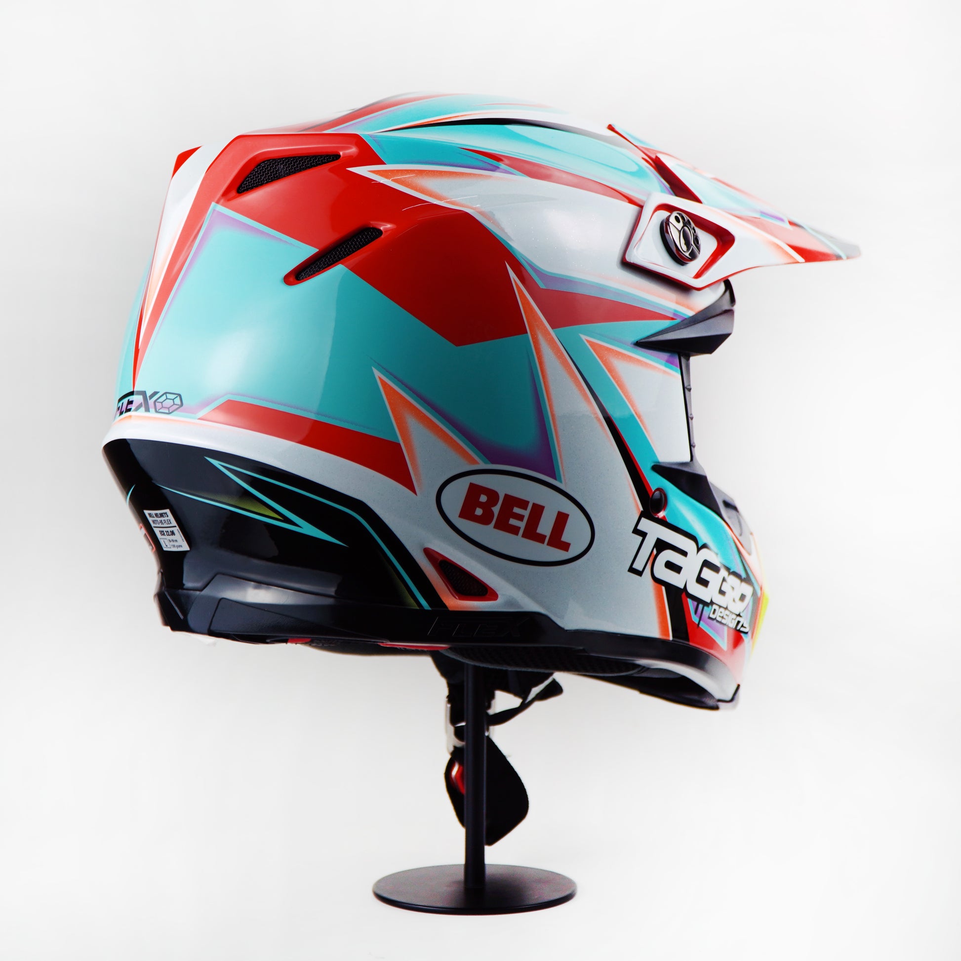 bell flying tiger helmet on sale Bell Helmet Moto-9S Flex (Tagger Edge White) – Durian Bikers