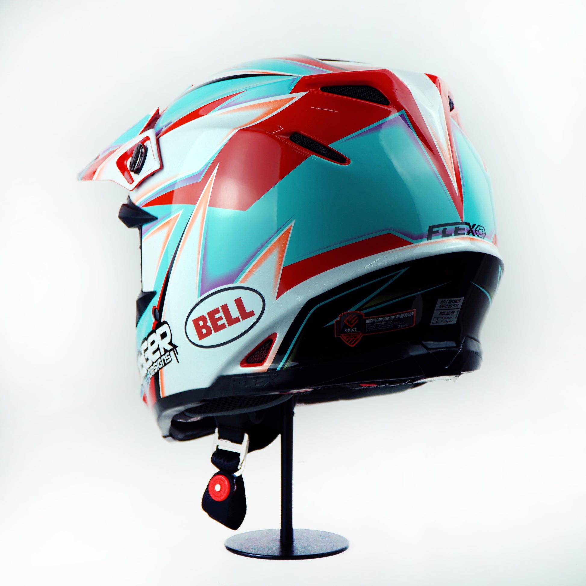 Bell Helmet Moto-9S Flex (Tagger Edge White) – Durian Bikers