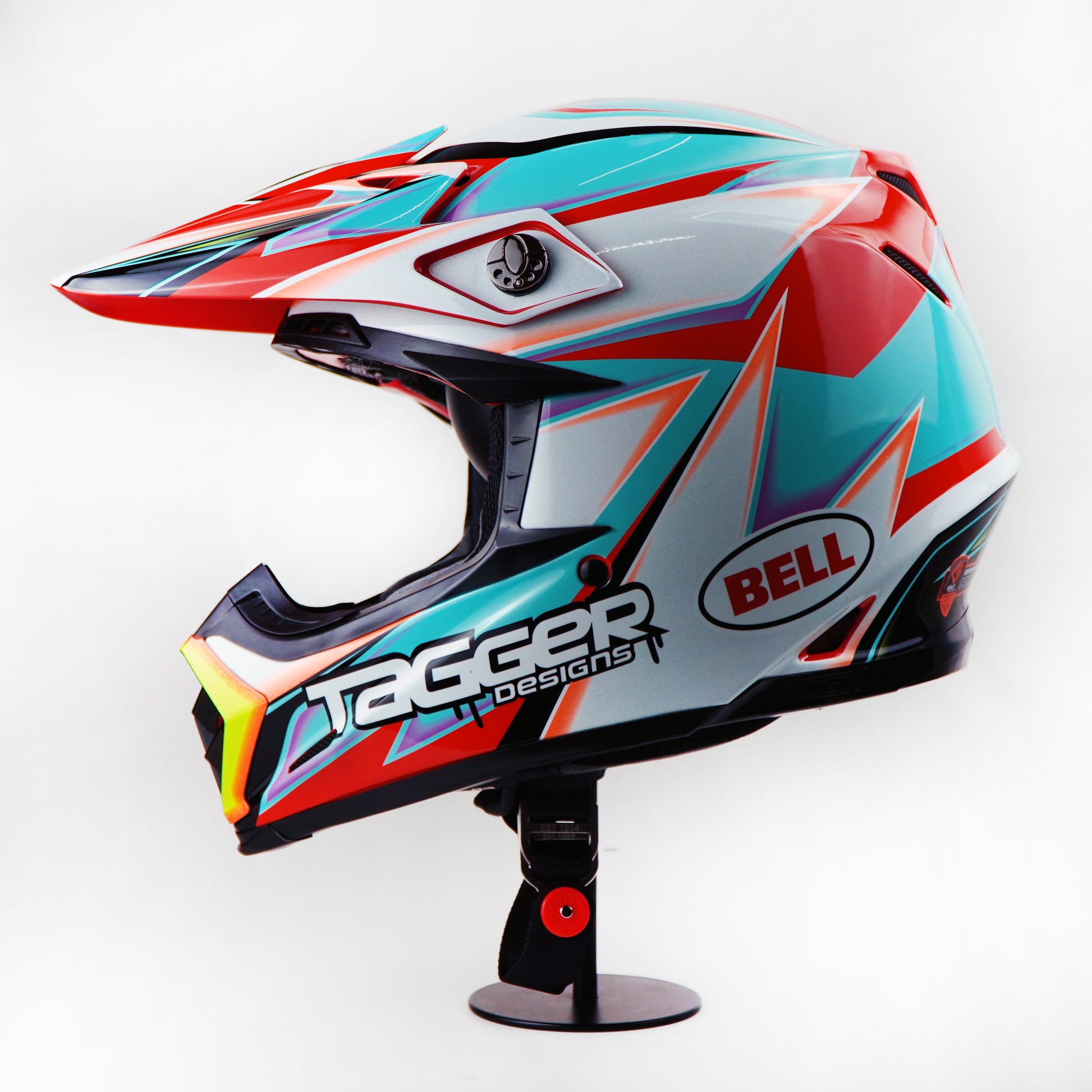 Bell Helmet Moto-9S Flex (Tagger Edge White) – Durian Bikers