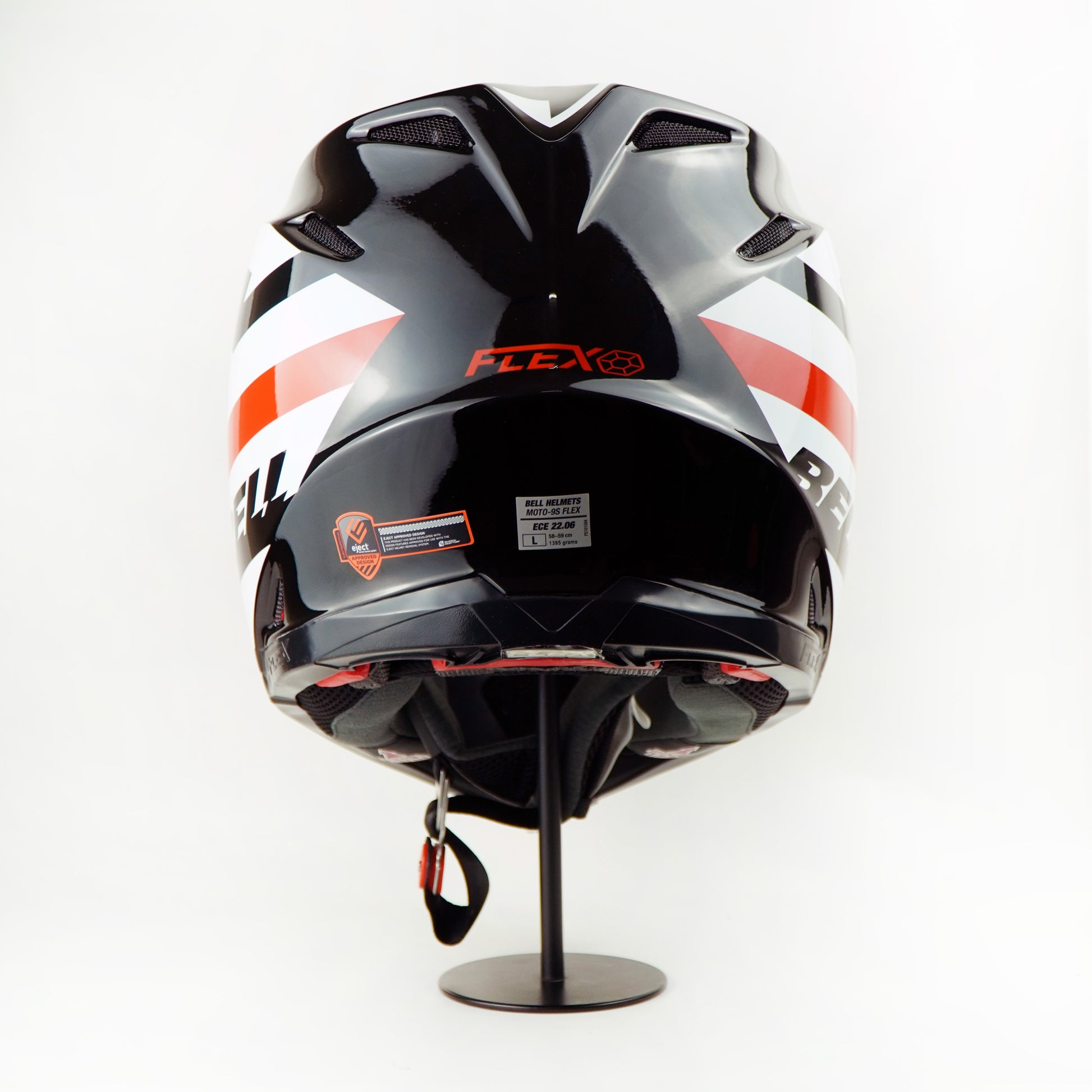 bell mantra bike helmet Bell Helmet Moto-9S Flex (Banshee Black/Red) – Durian Bikers