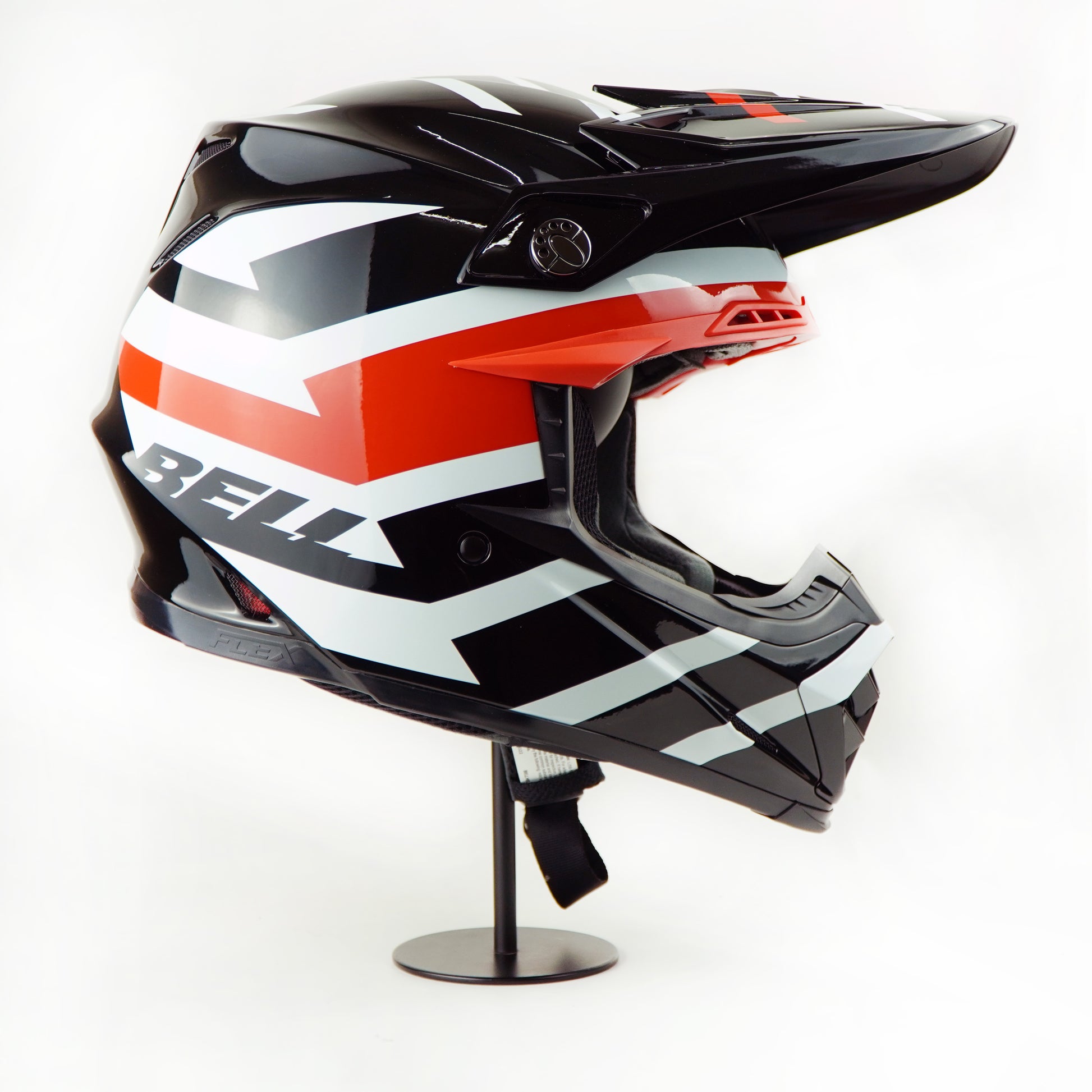 Bell Helmet Moto-9S Flex (Banshee Black/Red) – Durian Bikers Bell Helmet Moto-9S Flex (Banshee Black/Red) – Durian Bikers