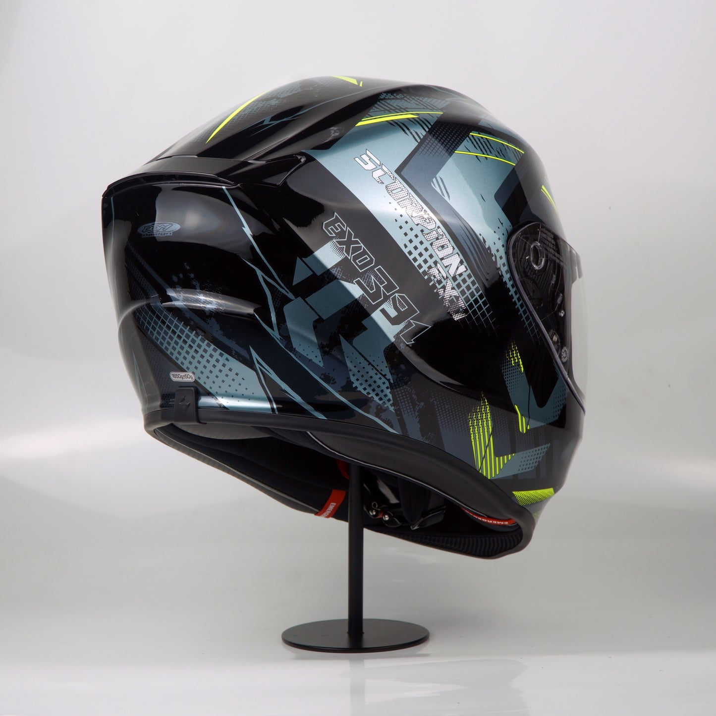 Scorpion Helmet Exo-391 Clutter (Black/Neon Yellow)