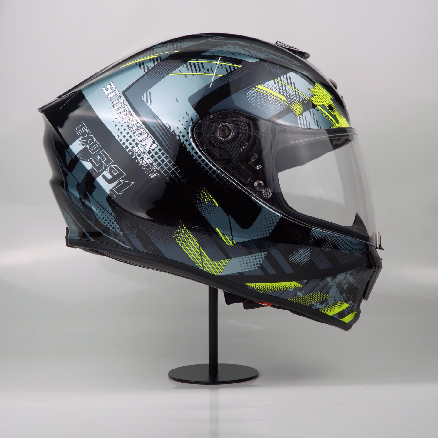 Scorpion Helmet Exo-391 Clutter (Black/Neon Yellow)