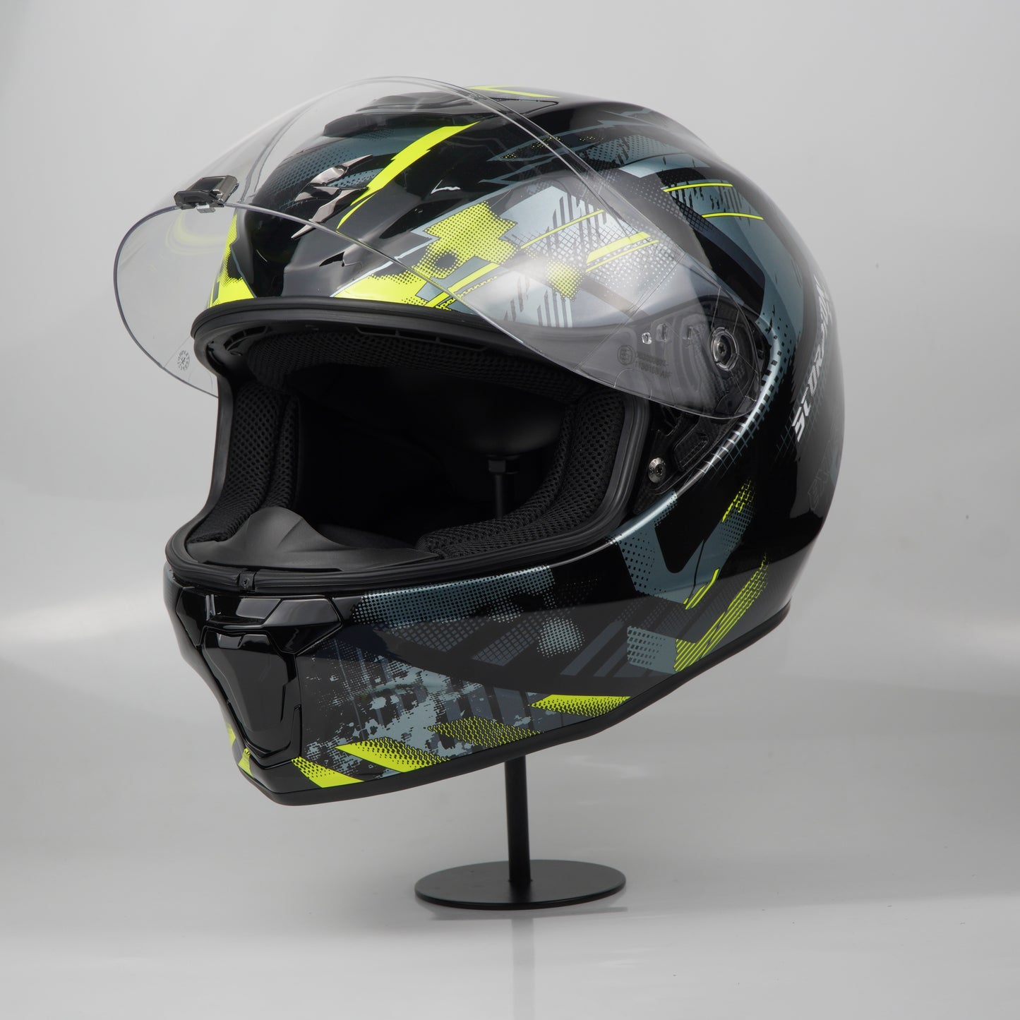 Scorpion Helmet Exo-391 Clutter (Black/Neon Yellow)