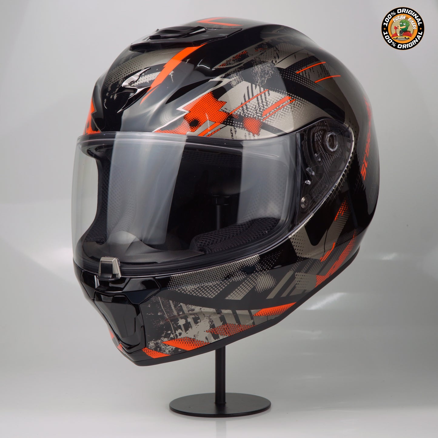 Scorpion Helmet Exo-391 Clutter (Black/Red)