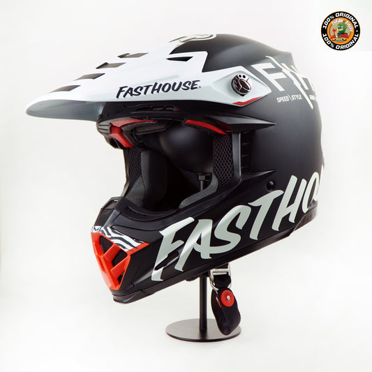 Bell Helmet Moto-9S Flex (FH Flex Crew Matte Black/White)