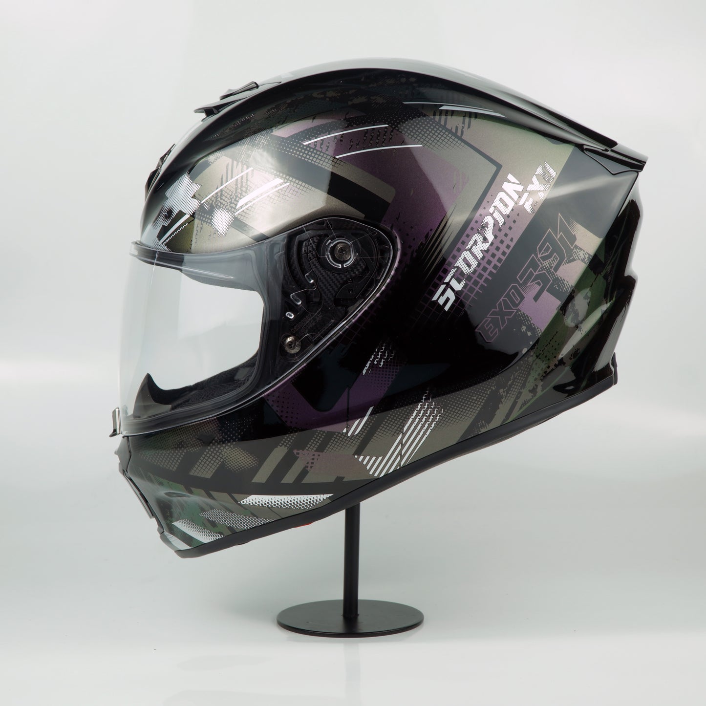 Scorpion Helmet Exo-391 Clutter (Black/Chameleon)