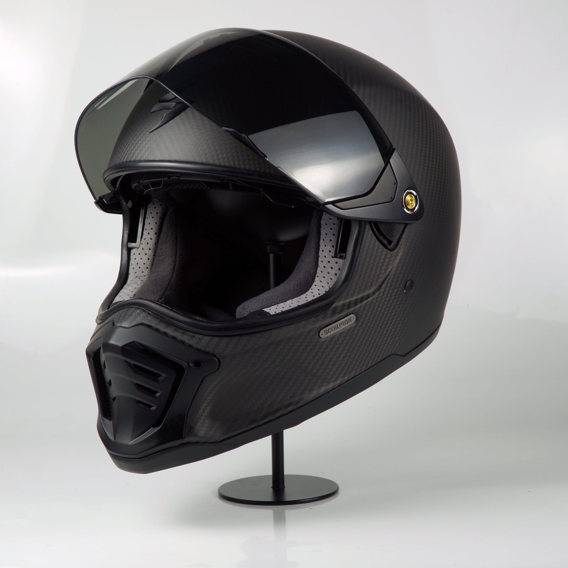 helmet scorpion carbon fiber Scorpion Helmet Exo-HX1 Carbon SE (Solid Matte Black) – Durian Bikers