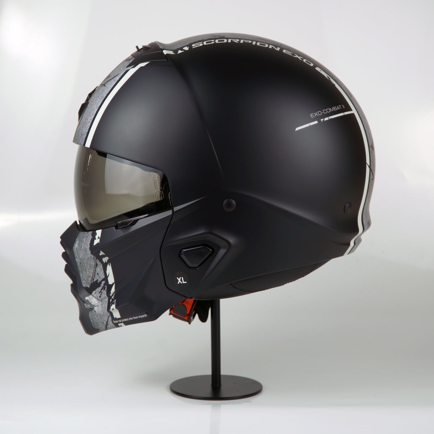 Scorpion Helmet Exo-Combat II (Lord Matte Black/Silver)