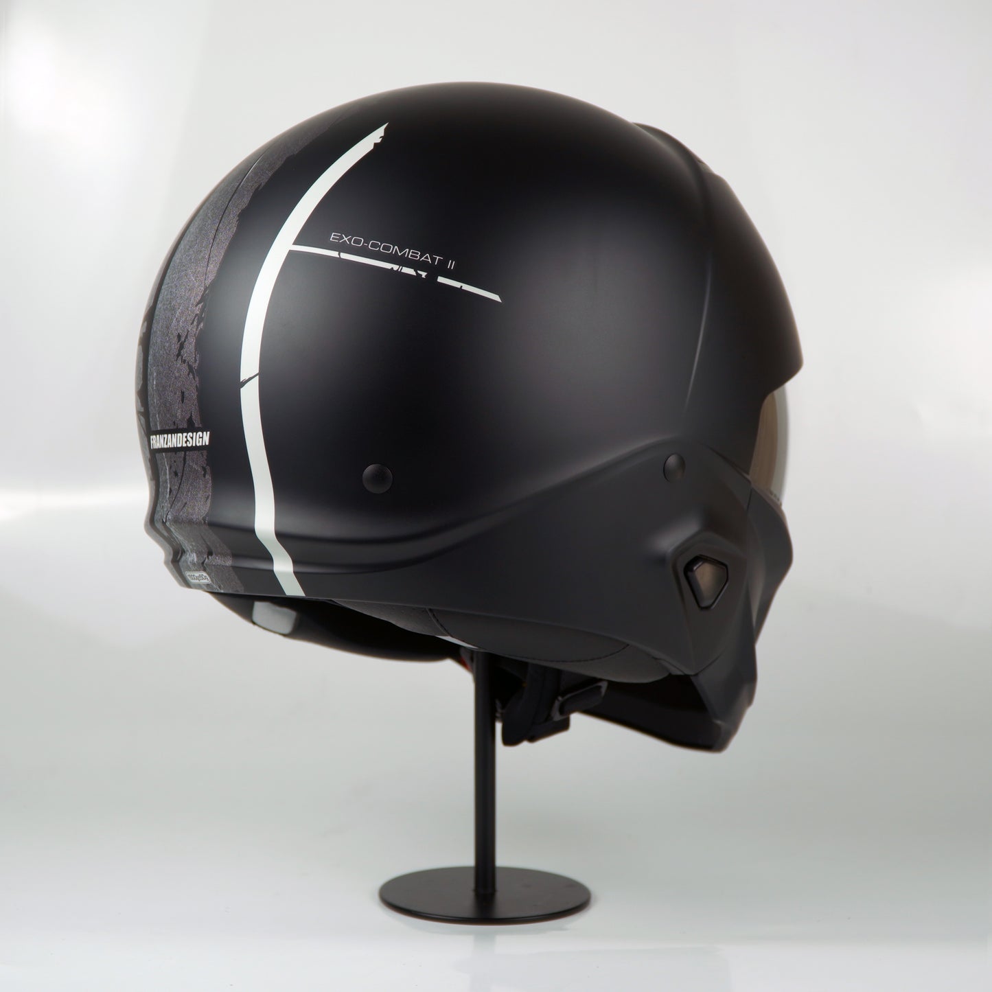 Scorpion Helmet Exo-Combat II (Lord Matte Black/Silver)