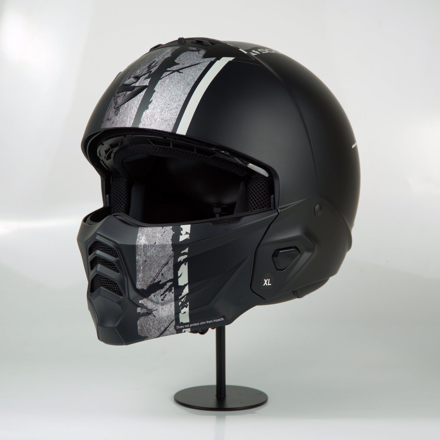 Scorpion Helmet Exo-Combat II (Lord Matte Black/Silver)