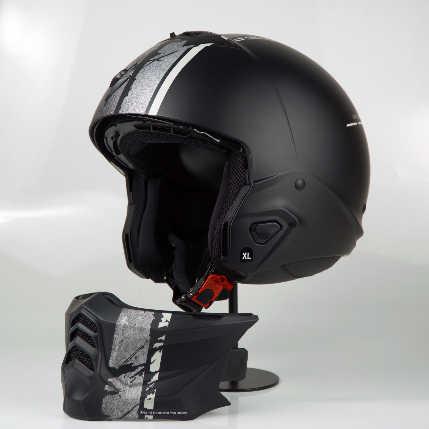 Scorpion Helmet Exo-Combat II (Lord Matte Black/Silver)