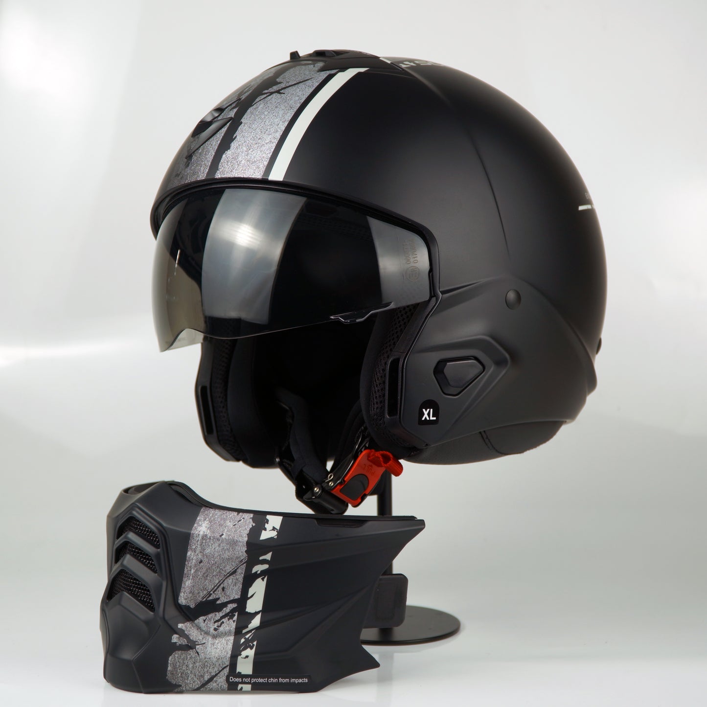 Scorpion Helmet Exo-Combat II (Lord Matte Black/Silver)