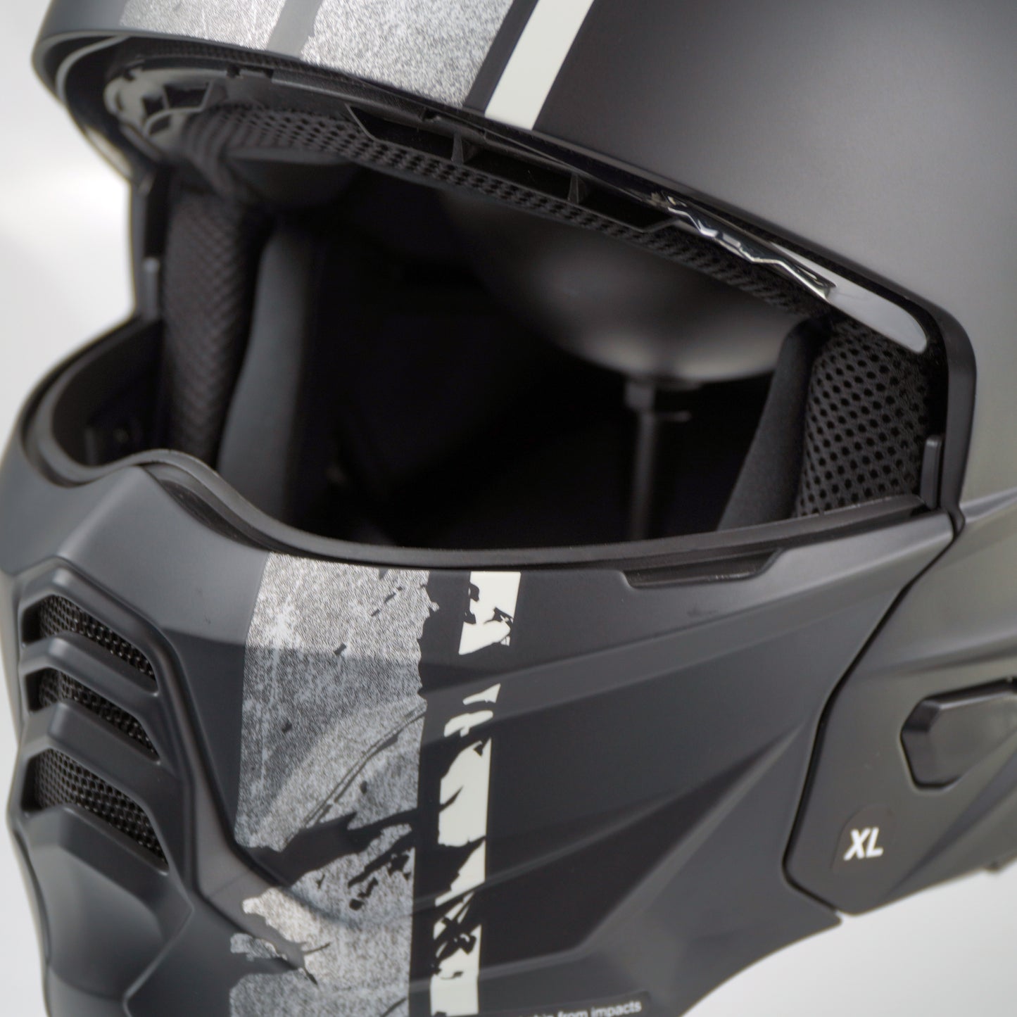 Scorpion Helmet Exo-Combat II (Lord Matte Black/Silver)