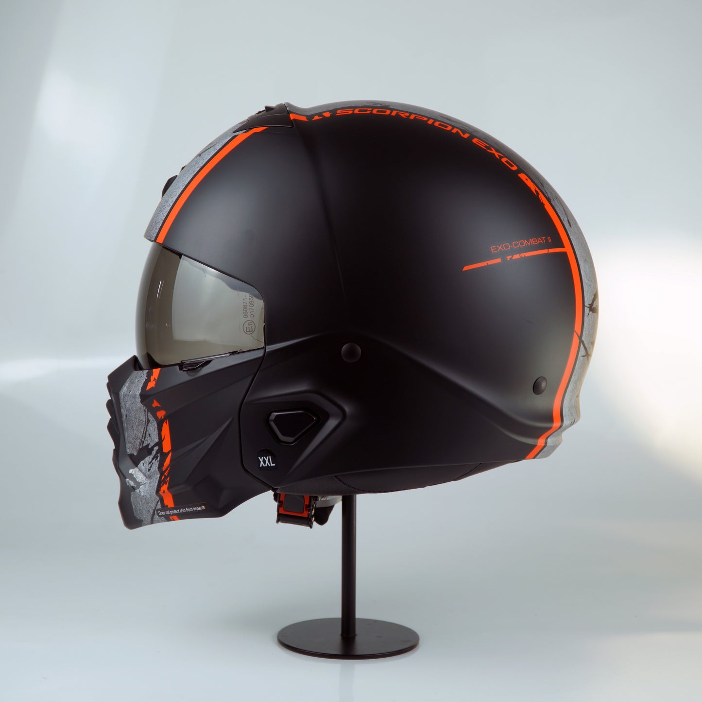 Scorpion Helmet Exo-Combat II (Lord Matte Black/Red)