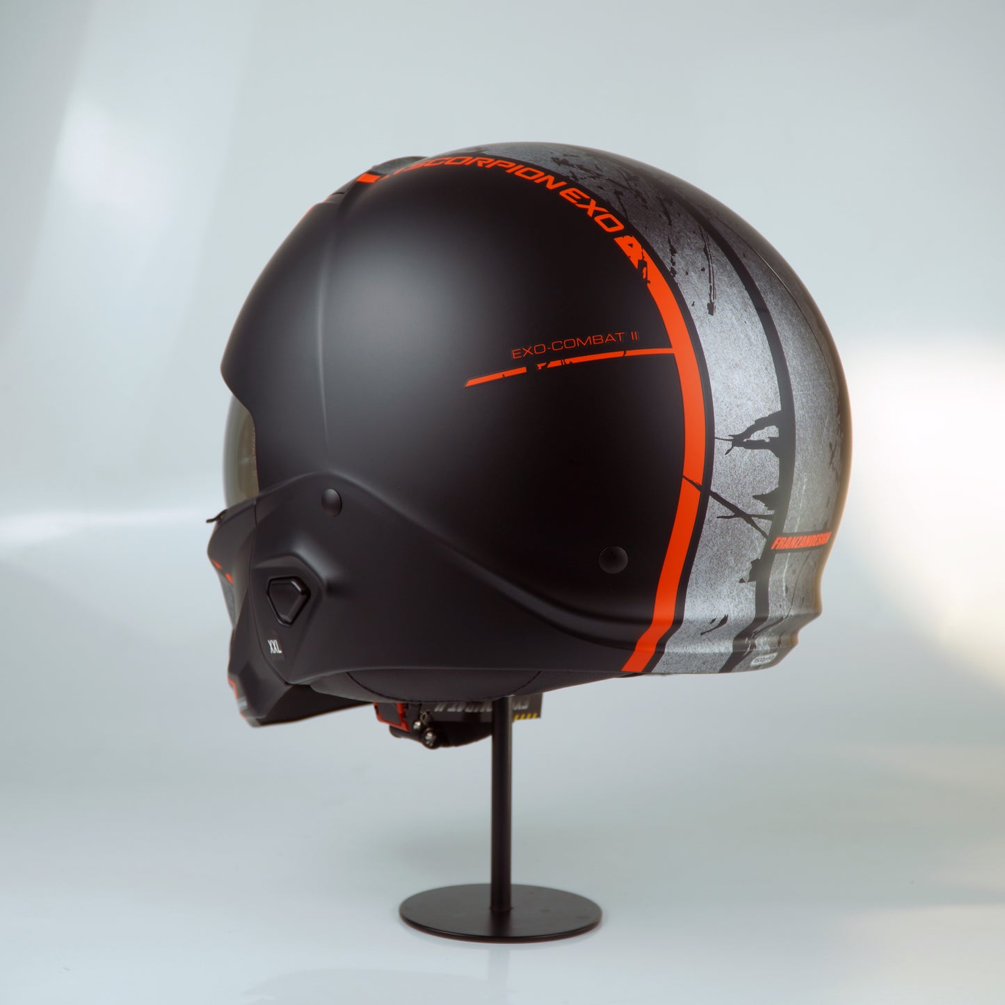 Scorpion Helmet Exo-Combat II (Lord Matte Black/Red)