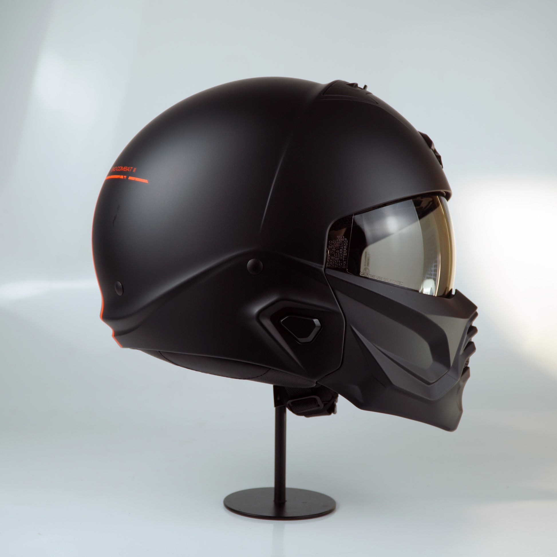 Scorpion Helmet Exo-Combat II (Lord Matte Black/Red) – Durian Bikers
