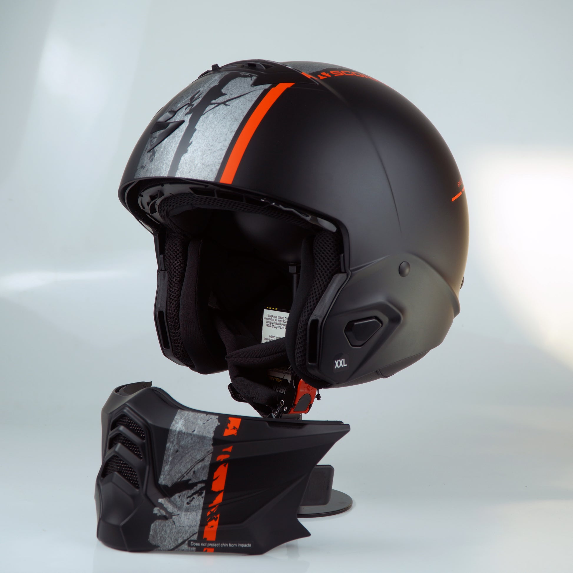 Jet Helmets Scorpion Exo Combat Matt Black Scorpion EXO-Combat