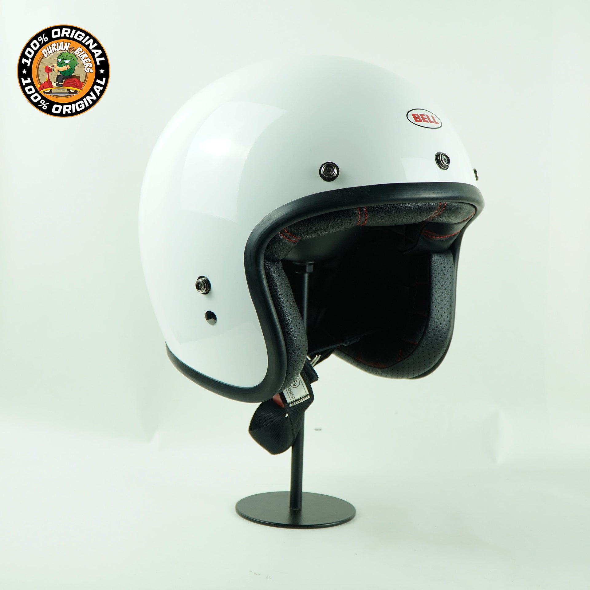 Bell Helmet Custom 500 (Solid Vintage White)