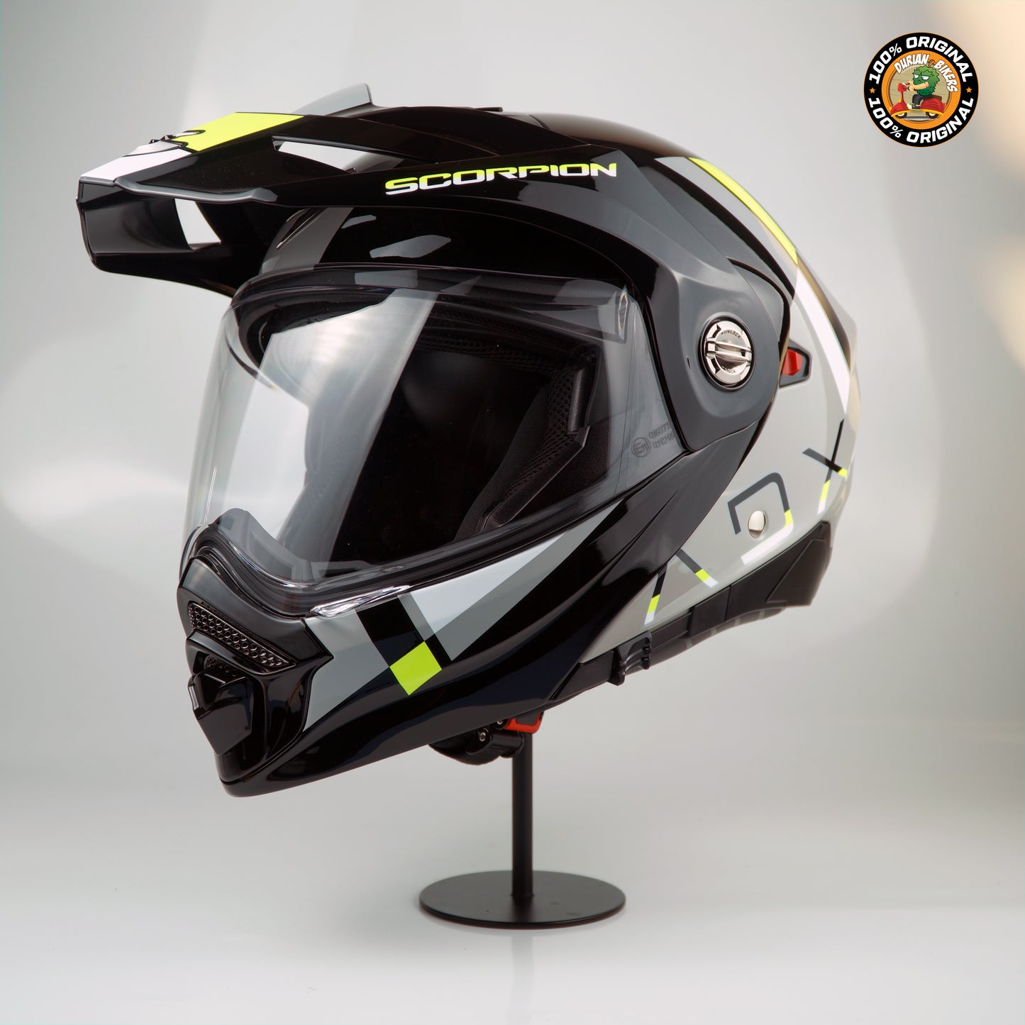 Scorpion Helmet ADX-2 (Galane Gray/Black/Neon Yellow)