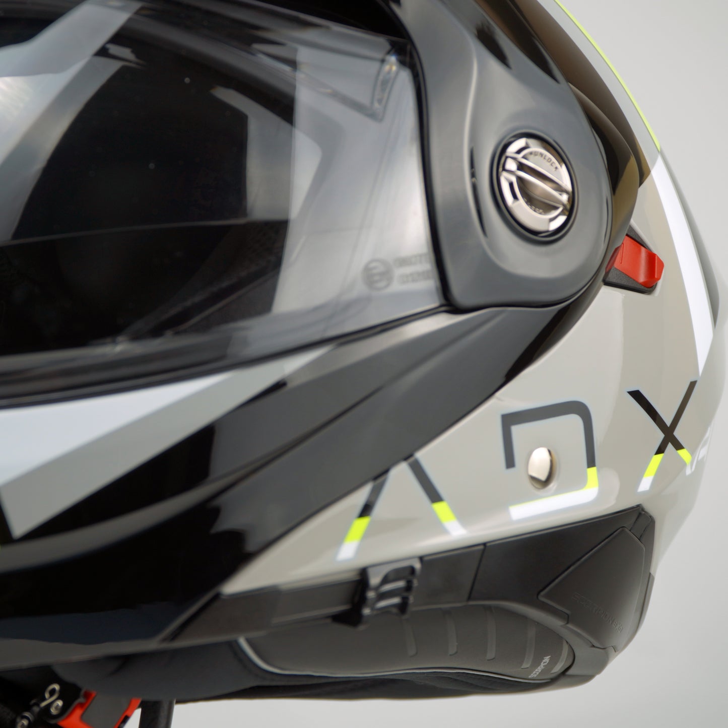 Scorpion Helmet ADX-2 (Galane Gray/Black/Neon Yellow)