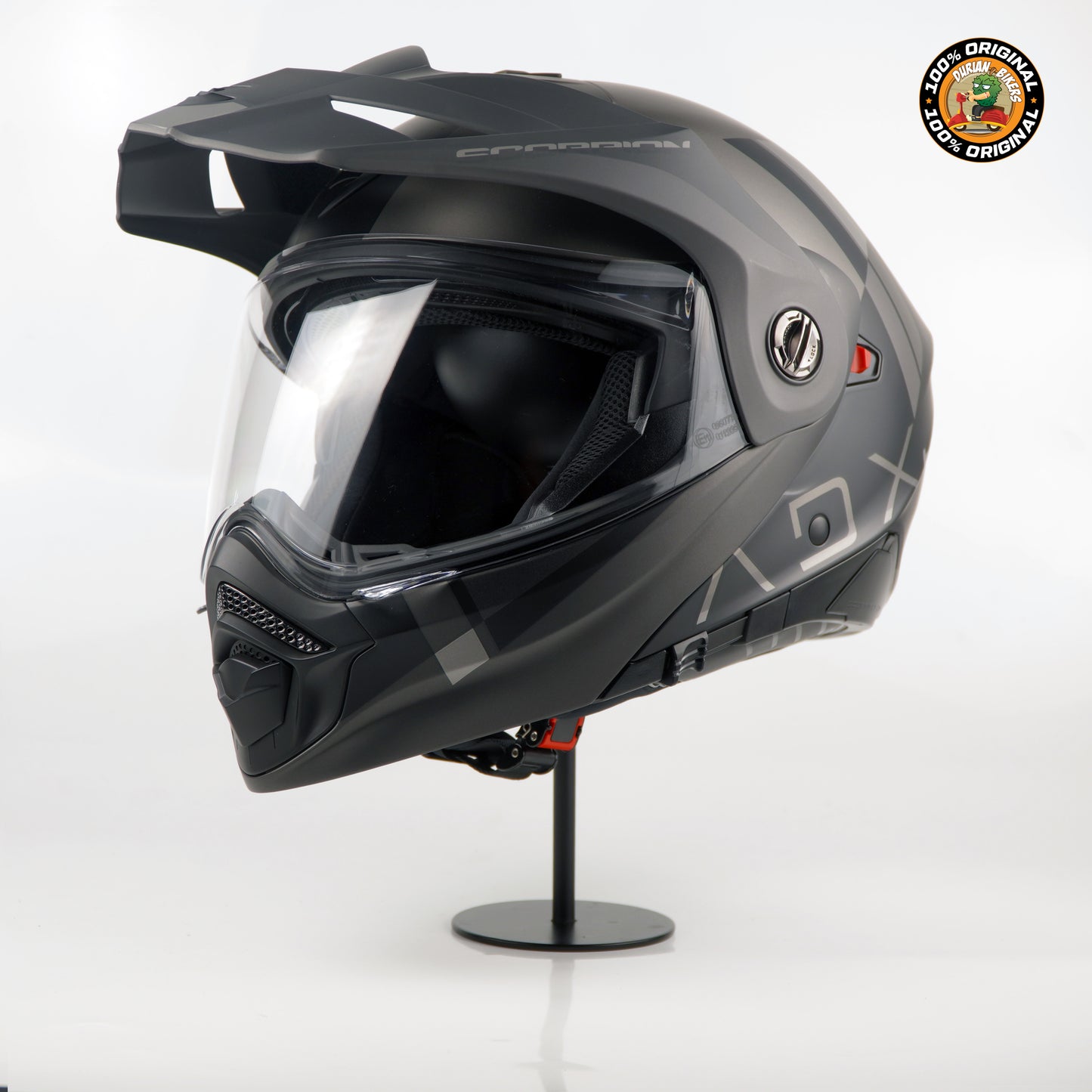 Scorpion Helmet ADX-2 (Galane Matte Black/Silver)