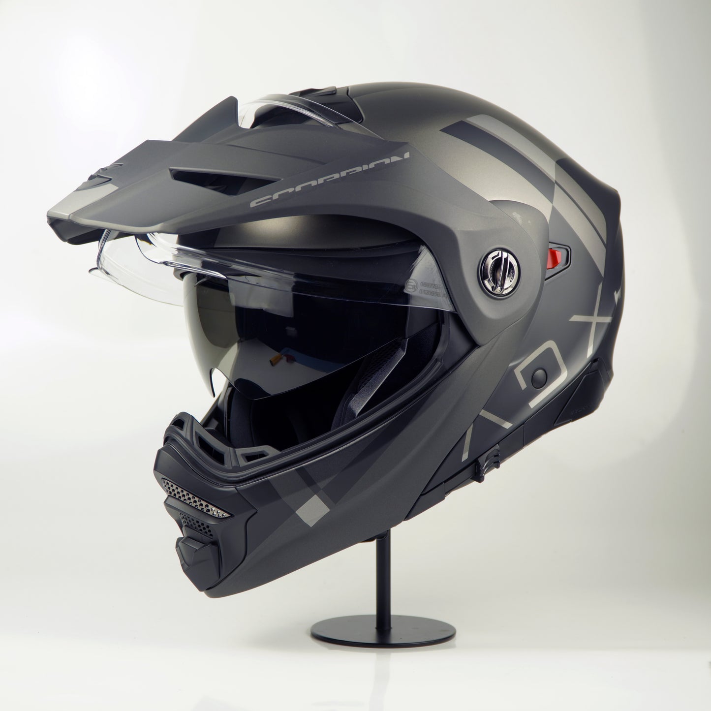 Scorpion Helmet ADX-2 (Galane Matte Black/Silver)