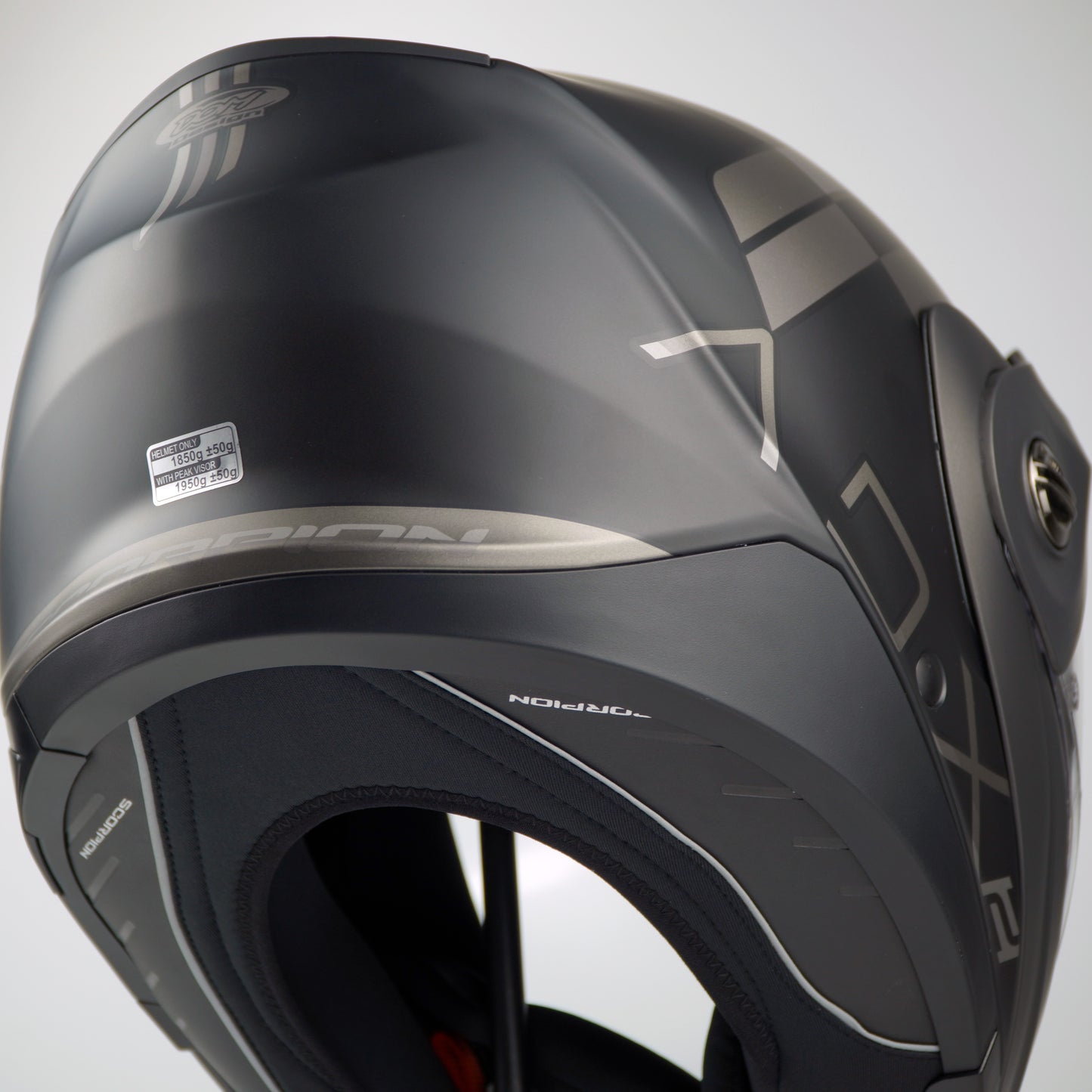 Scorpion Helmet ADX-2 (Galane Matte Black/Silver)