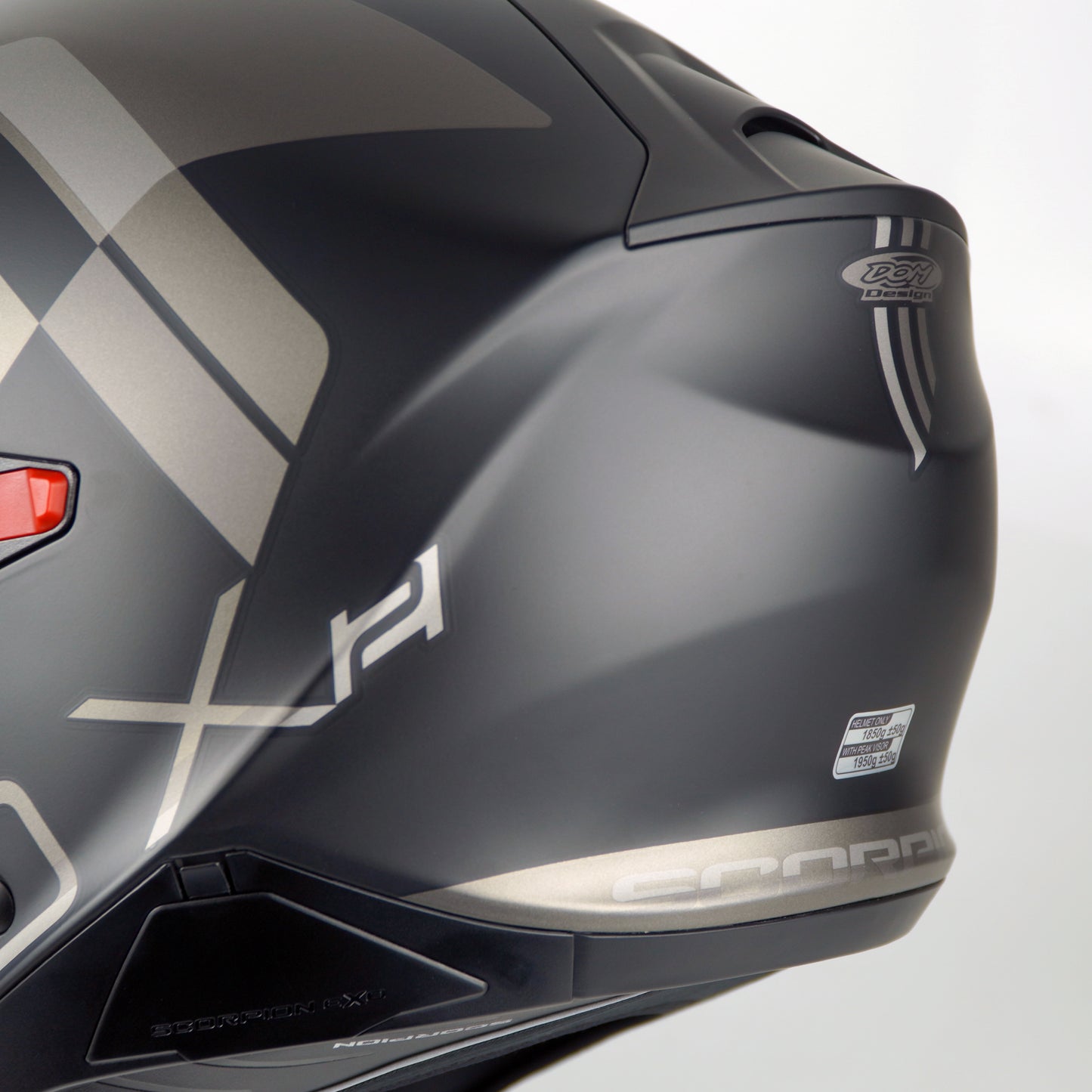 Scorpion Helmet ADX-2 (Galane Matte Black/Silver)