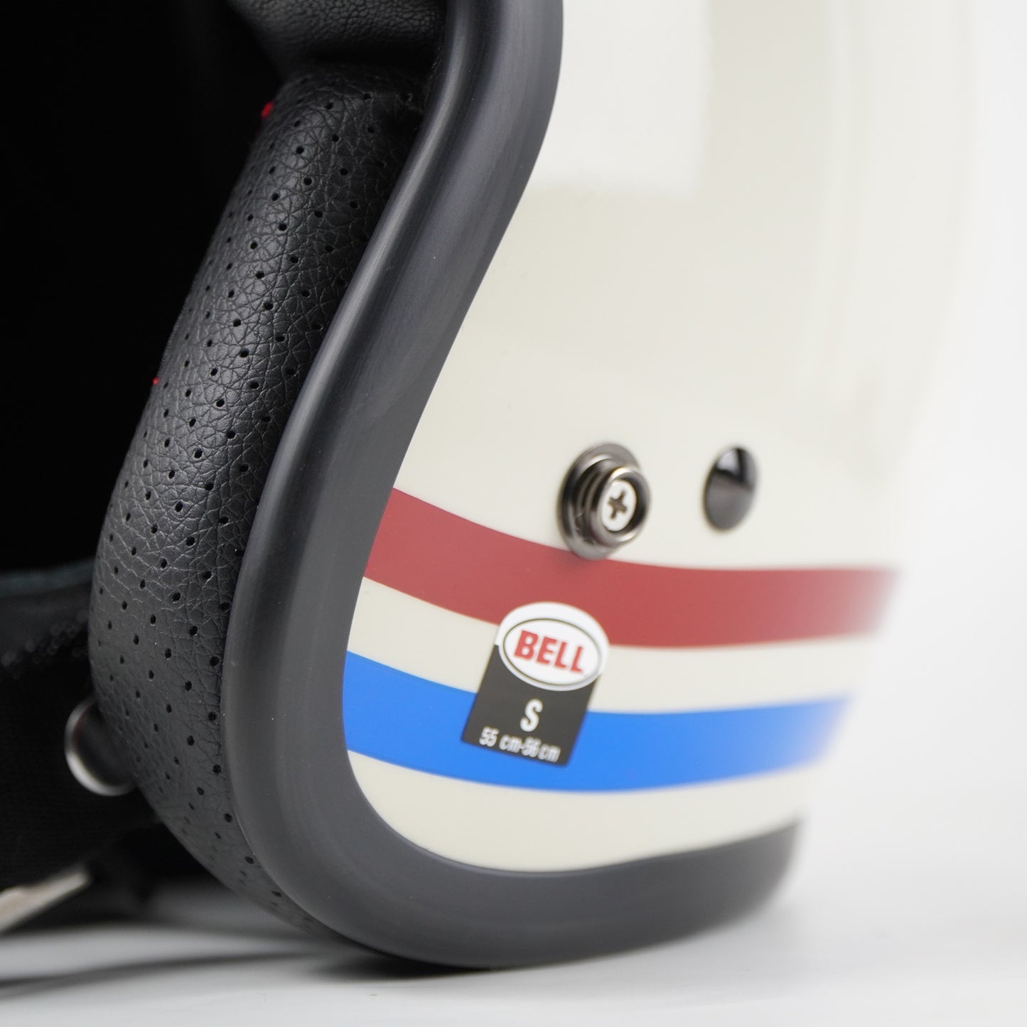 Bell Helmet Custom 500 (Stripes Pearl White)