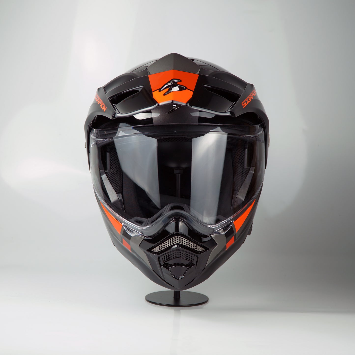 Scorpion Helmet ADX-2 (Galane Silver/Black/Red)