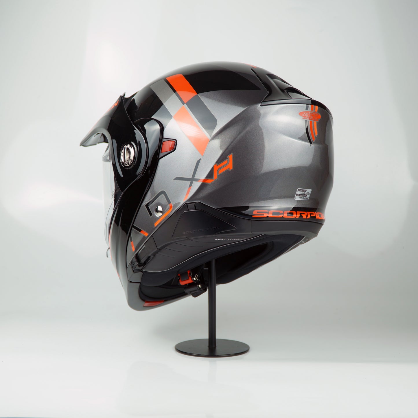 Scorpion Helmet ADX-2 (Galane Silver/Black/Red)