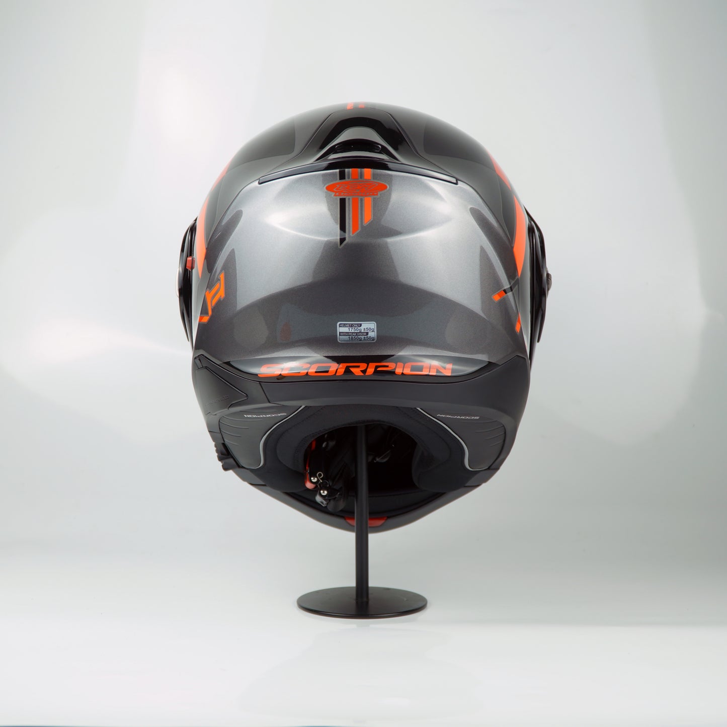 Scorpion Helmet ADX-2 (Galane Silver/Black/Red)