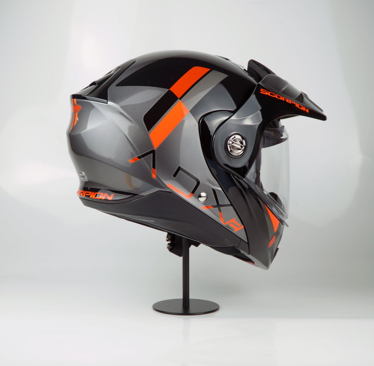 Scorpion Helmet ADX-2 (Galane Silver/Black/Red)