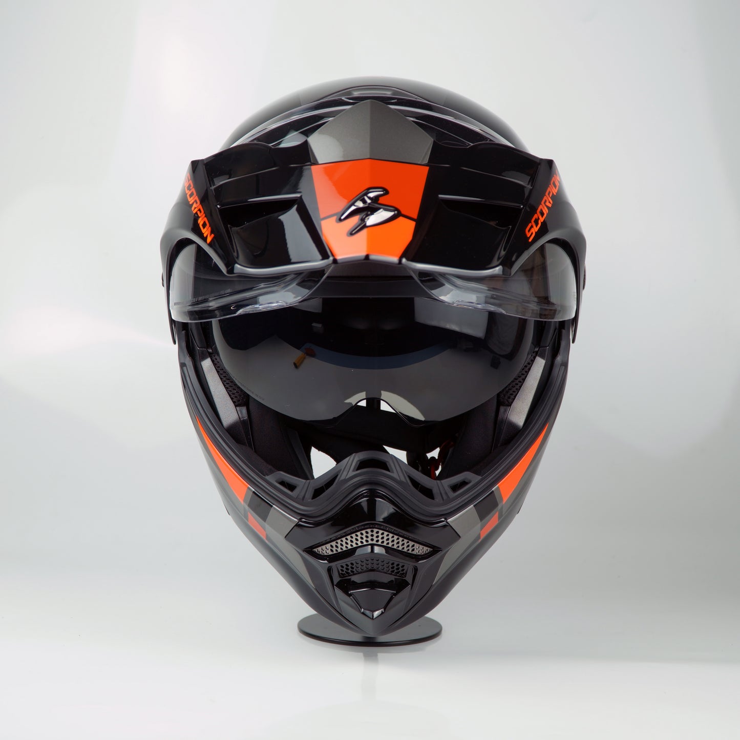 Scorpion Helmet ADX-2 (Galane Silver/Black/Red)