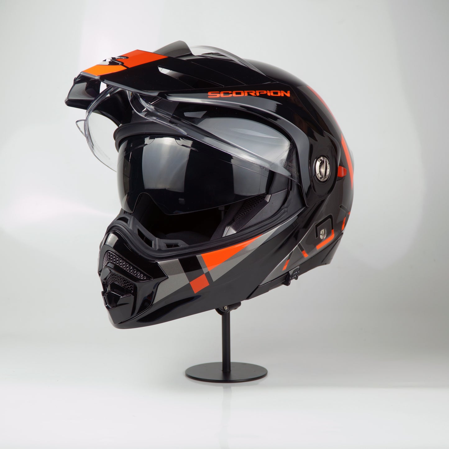 Scorpion Helmet ADX-2 (Galane Silver/Black/Red)