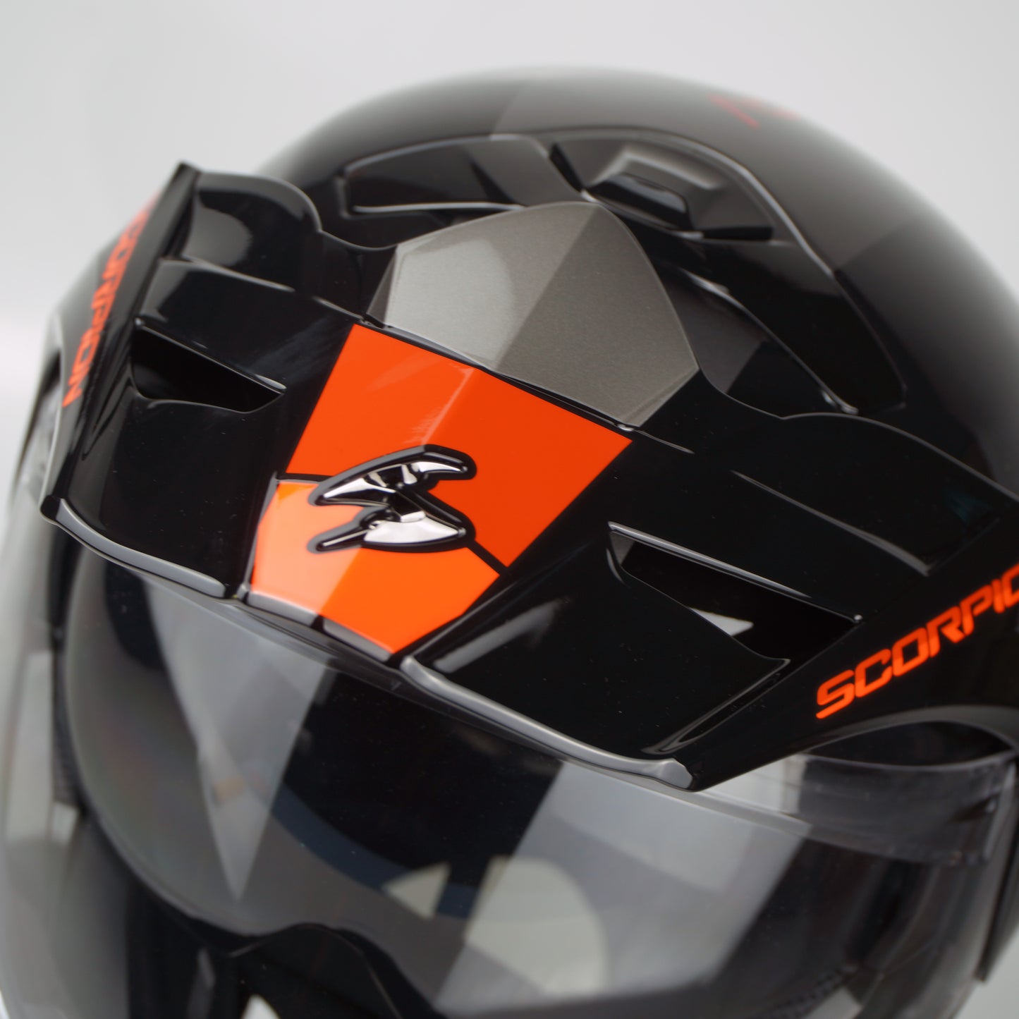 Scorpion Helmet ADX-2 (Galane Silver/Black/Red)