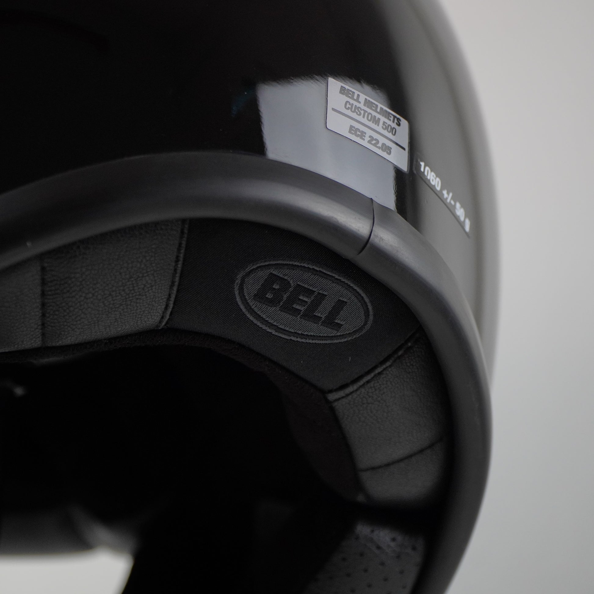 bell helmet custom 500 gloss black Bell Helmet Custom 500 (Riff Gloss White/Blue) – Durian Bikers
