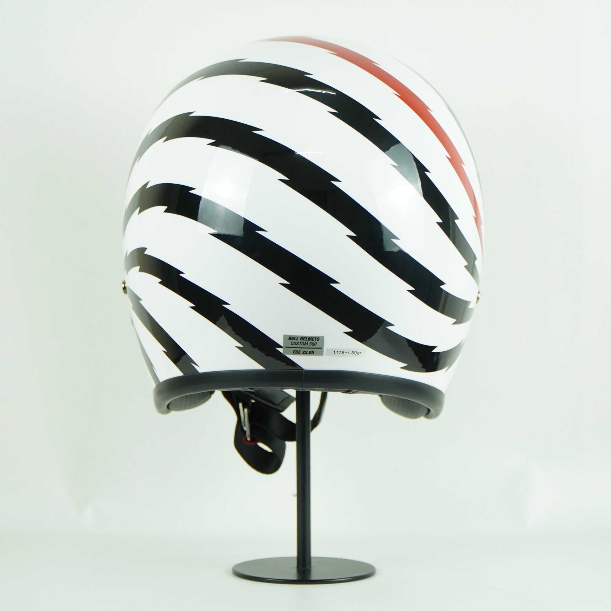 bell custom 500 vertigo helmet Bell Helmet Custom 500 (Vertigo Gloss White/Black/Red) – Durian Bikers