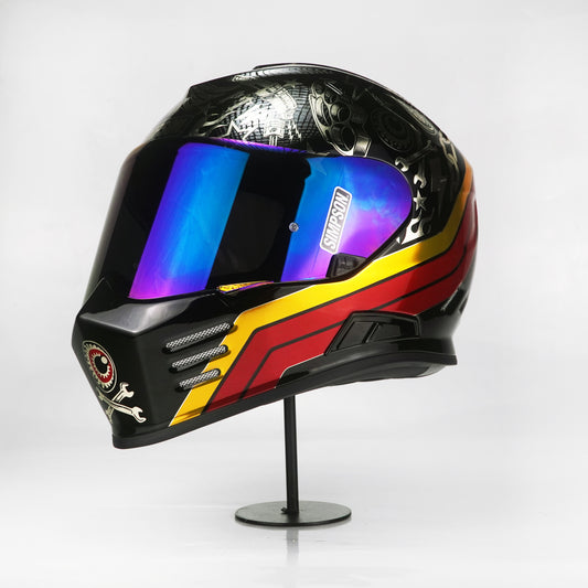 Simpson Helmet Venom Bandit (Black/Chrome)