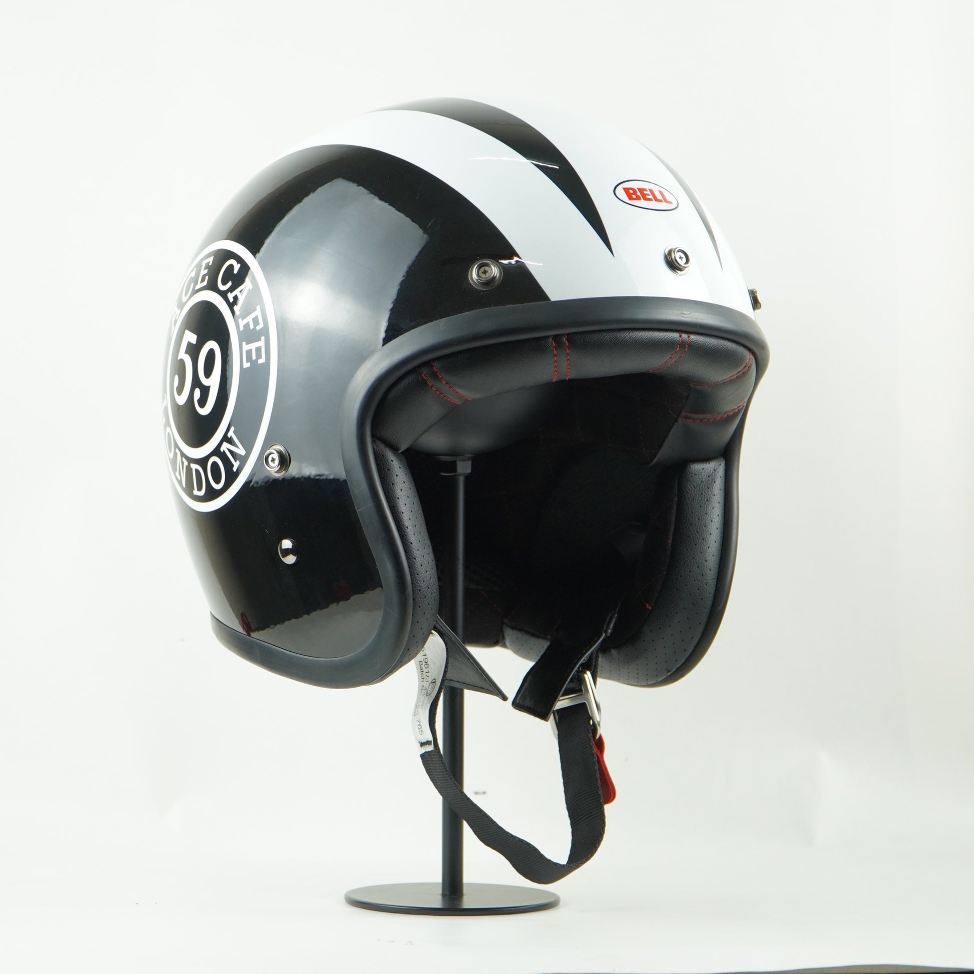 bell helmet dealer keene Bell Helmet Custom 500 (Ace Cafe 59 Black/White) – Durian Bikers