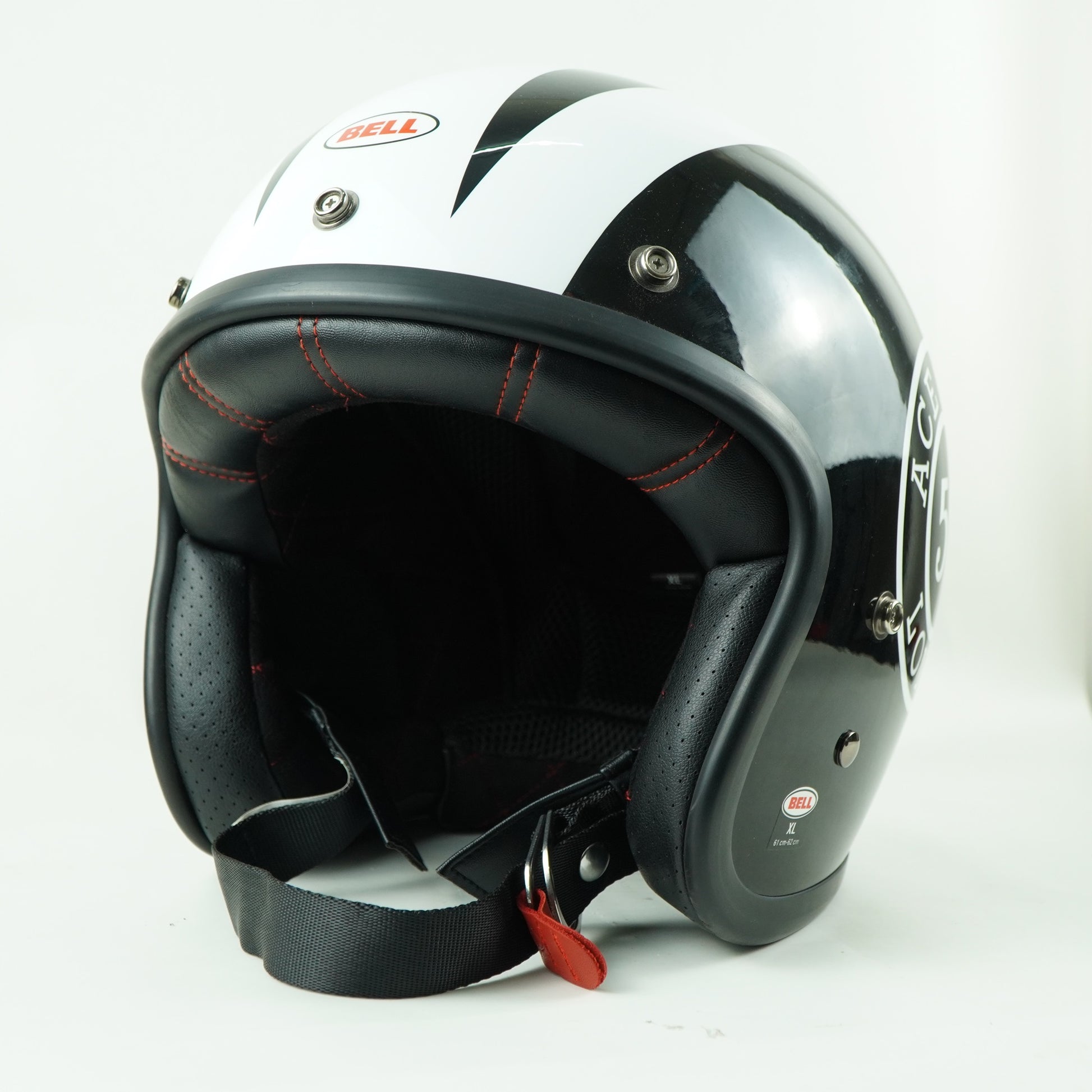 Bell Helmet Custom 500 (Ace Cafe 59 Black/White) – Durian Bikers Bell Helmet Custom 500 (Ace Cafe 59 Black/White) – Durian Bikers