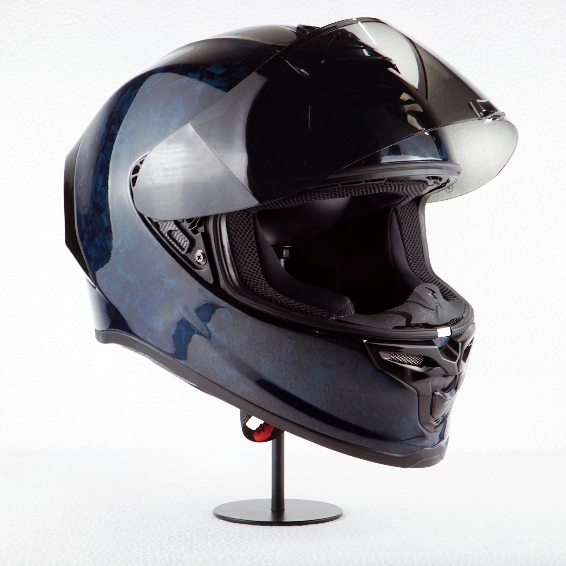 Scorpion Helmet Exo-R1 Evo II Onyx Air (Solid Blue) – Durian Bikers Scorpion Helmet Exo-R1 Evo II Onyx Air (Solid Blue) – Durian Bikers