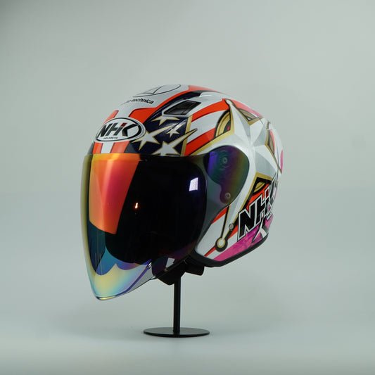 NHK Helmet S1GP S Alonso #7 (Star White Glossy)