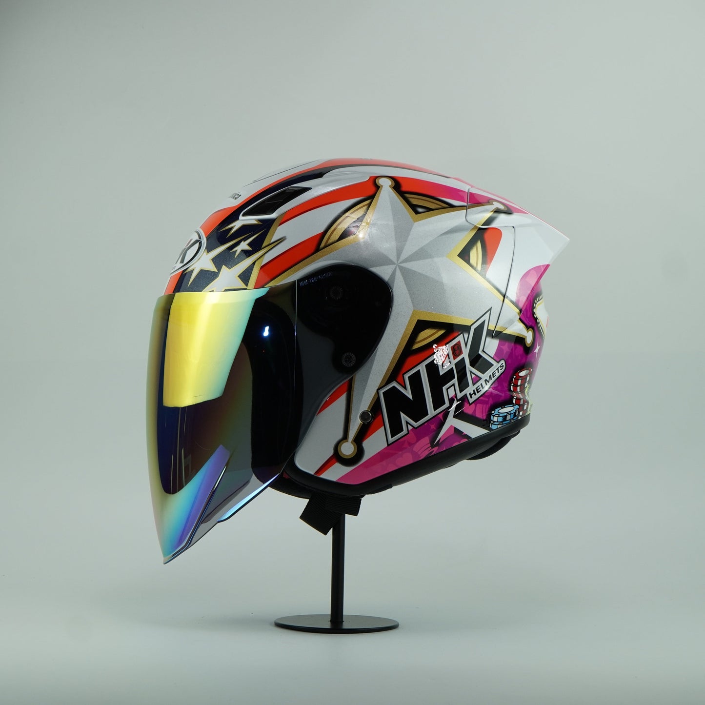 NHK Helmet S1GP S Alonso #7 (Star White Glossy)